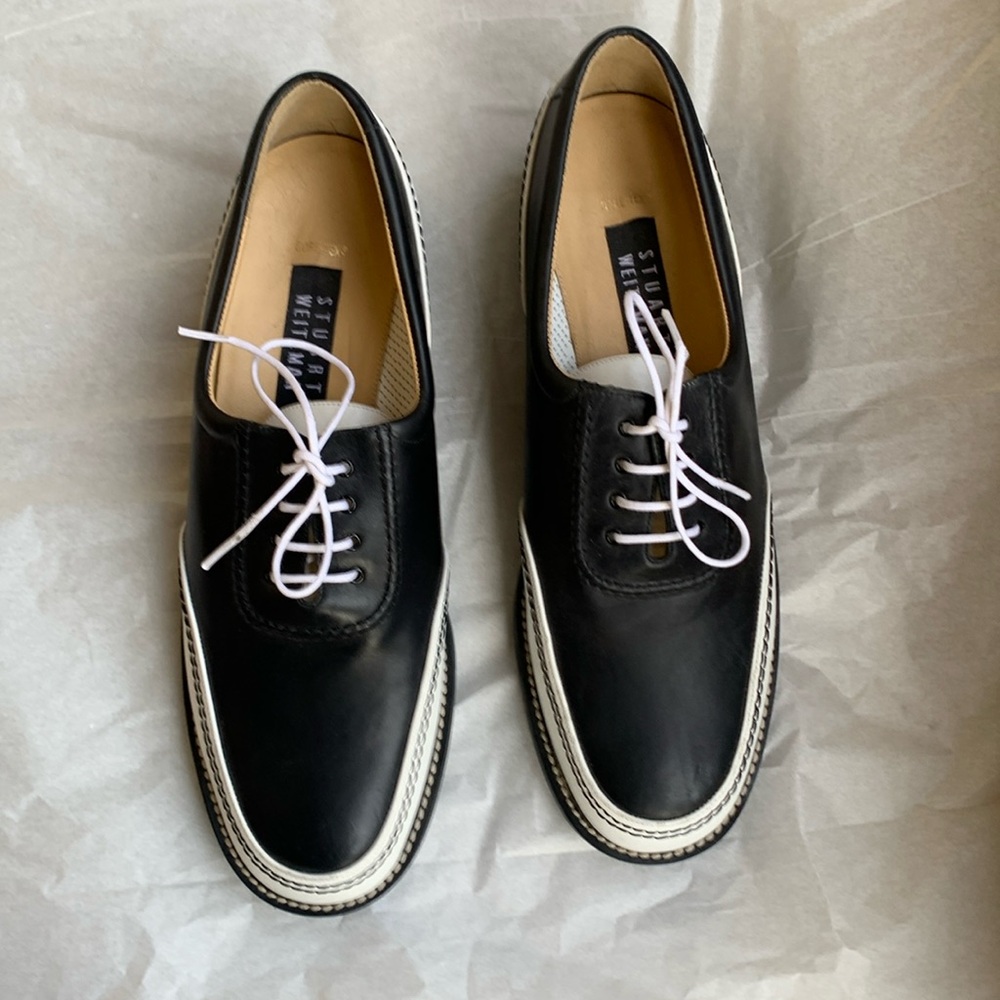 Stuart Weitzman Women’s Golf Shoes Size 10 Black & White
